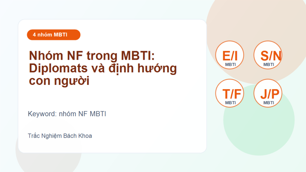Nhóm NF trong MBTI: Diplomats và định hướng con người - nhóm NF MBTI